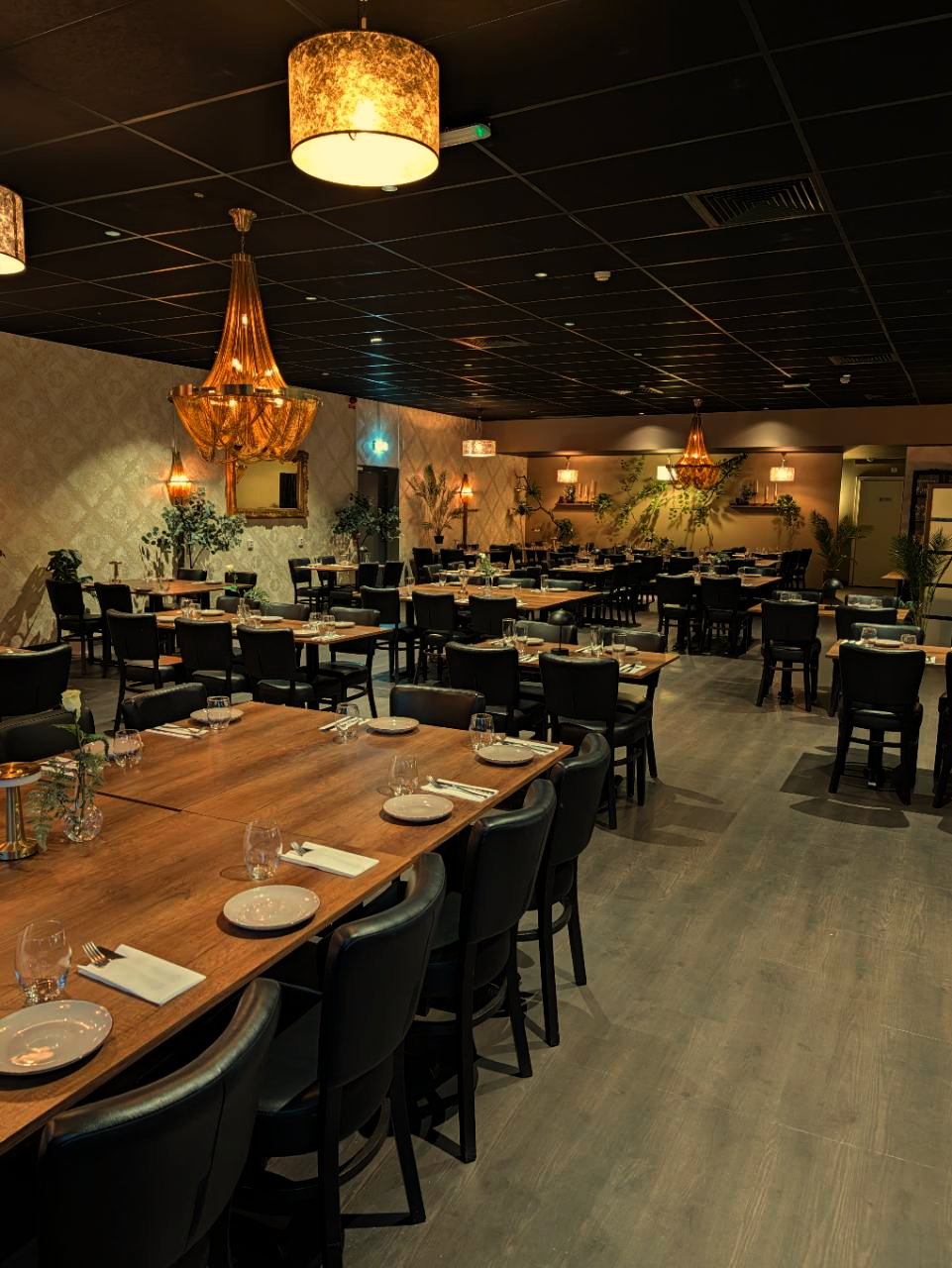 Restaurangmiljön på Shoko Dinner Club i Örebro